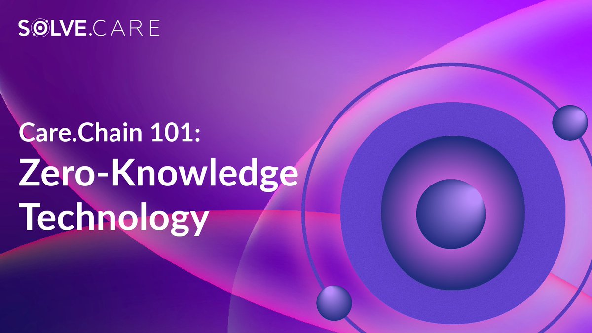 We just released the 3rd chapter of our #CareChain 101 education series. Explore the world of ZK Technology. Find out why it makes our platform ready for adoption by the #healthcare industry and other enterprise companies. 💪🏼

medium.com/solve-care/car…

#Web3 #L2 #blockchain