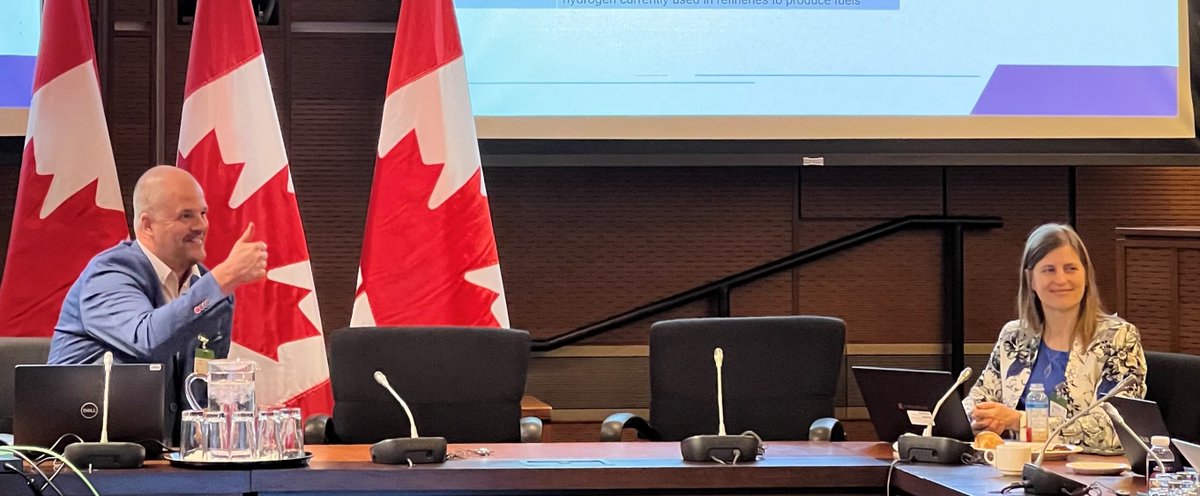 bob_larocque's tweet photo. What a day yesterday.  Pleased to have the opportunity to facilitate conversations around the importance of #biofuels in helping reach Canada's #climate goals and how to lock the potential of #lowcarbon #fuels to move people and goods.  #FuelForward https://t.co/34Cf8sKxmz