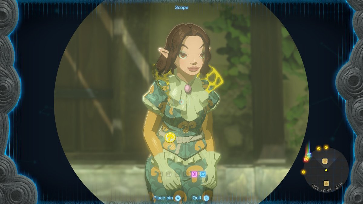 jazznoir_'s tweet photo. totk "spoilers"(?) but I sincerely bet I'm the only soul in the world who beelined to see if she's okay https://t.co/umf4rsnuOY