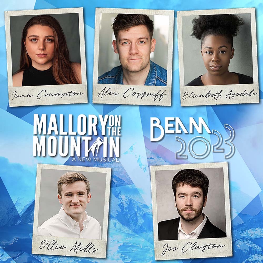 Team #Beam ! Joining @olliemillsmusic on stage to present @mallorymusical will be @ionacrampton @AlexCosgriff @ElizaDele and our MD @JoeHClayton #BeAtBEAM