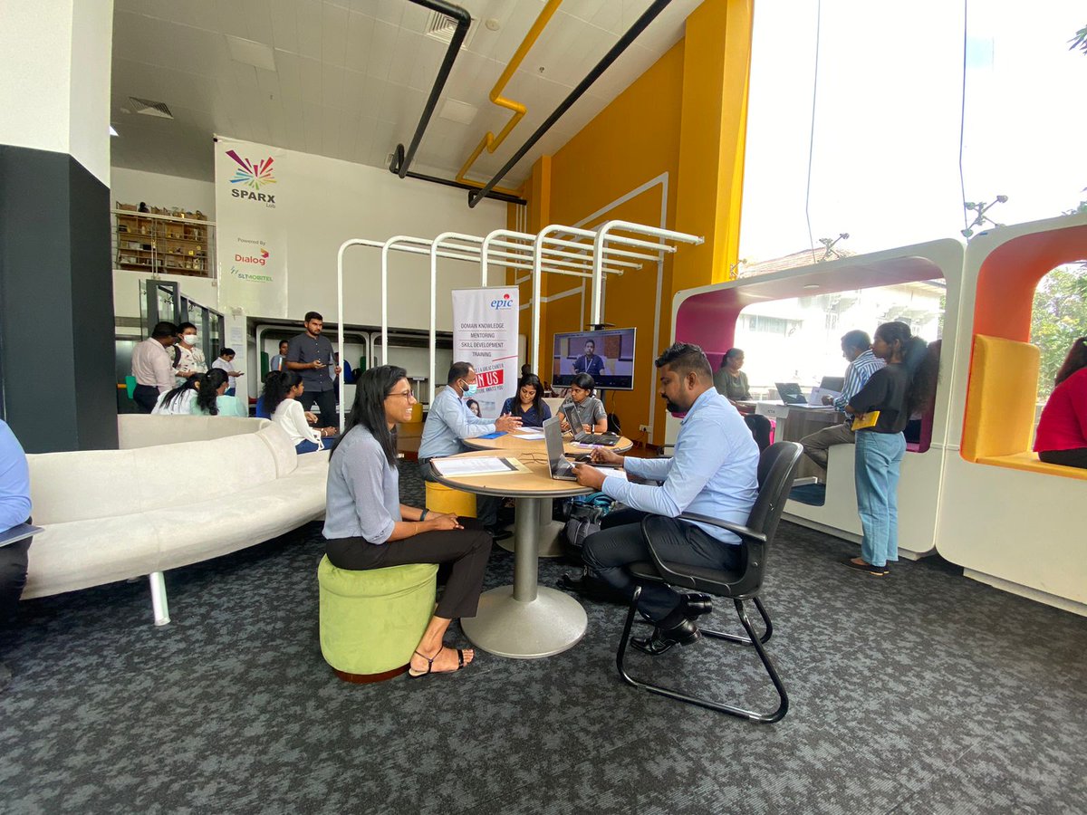 EpicTechGroup1's tweet photo. The #EpicLanka team was at the Information &amp; Communication Technology Agency (ICTA) today to identify the best talent there. We are proud of the domain expertise and employment opportunities we have provided to hundreds of Srilankans during the past 25 years 

#CareersAtEpic https://t.co/TBiB77VfIR