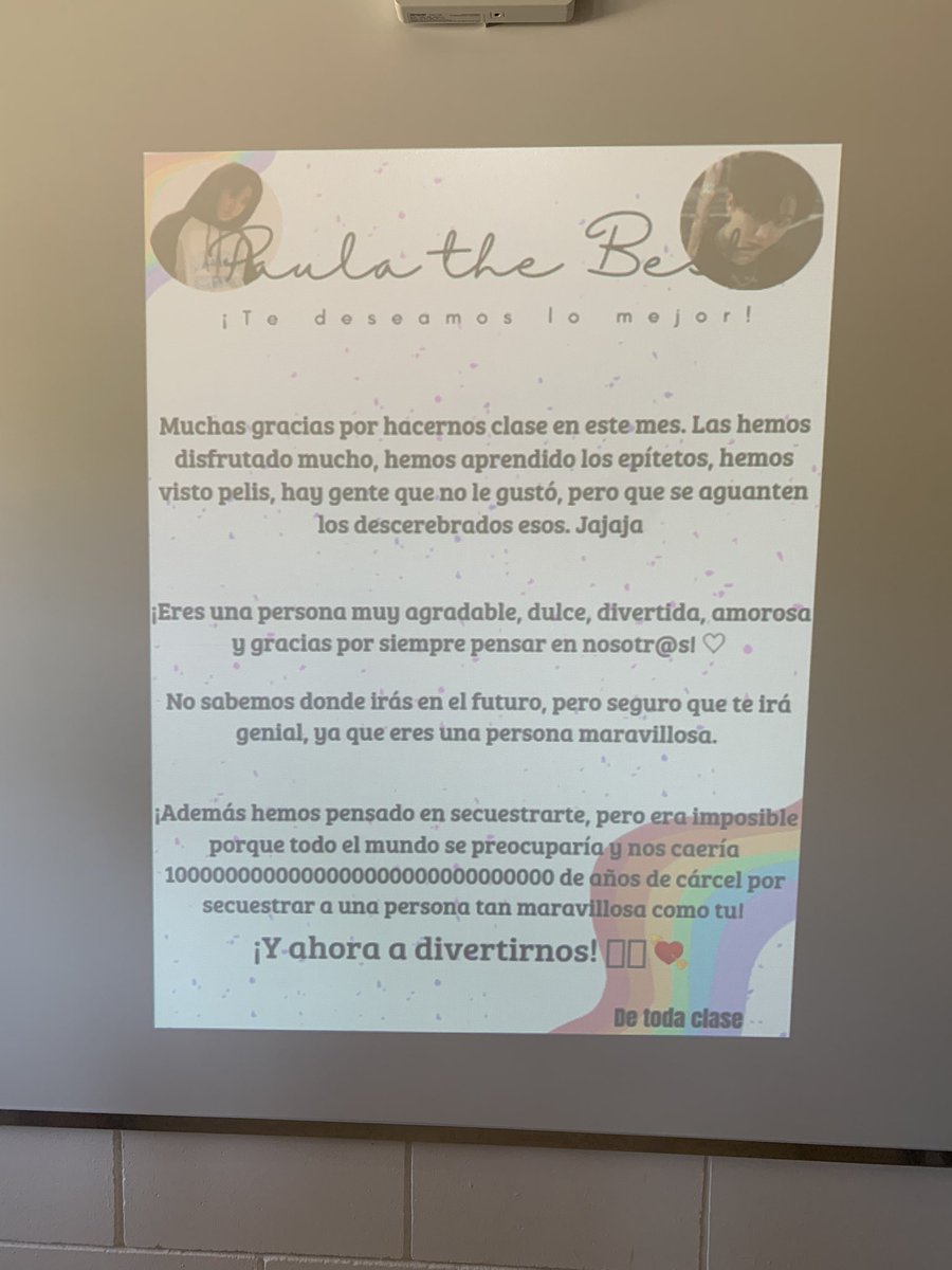 coraseok's tweet photo. no peido dejar de llorar es que no me puedo creer lo que me han preparado mis niños de ñrimero https://t.co/wkcNlZjzrx