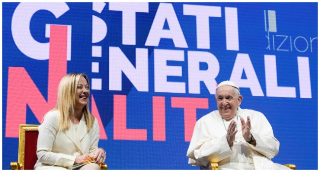 channelstv's tweet photo. Pope Warns Of Italy’s ‘Demographic Winter’
https://t.co/kDAeCQJLxd https://t.co/iR8ynMm7K9