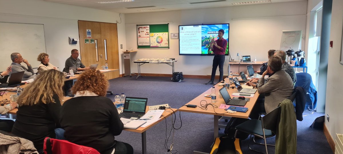 omurchud's tweet photo. The sun is out today for Day 2 @DublinWestEC  for our #BAFOS ERASMUS project @Leargas @EU_Commission #foodwaste #Minecraft @guidovandijk @PCoakleyLucan There is No Planet B and #Awareness raising is imperative! @ACOFESAL1 @LuisMGallego @UltanMac https://t.co/VMaWvE1PH5