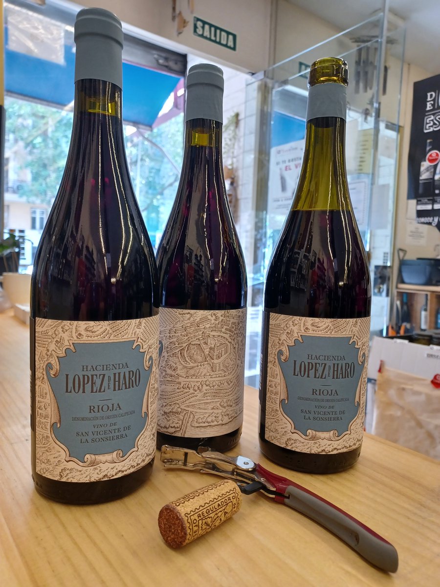 ¡Cómo nos gustan los viernes!
Esta tarde catamos un nuevo vino tinto que ha sacado la bodega <a href="/lopezdeharowine/">H. López de Haro</a>  (San Vicente de la Sonsierra). Nos invitan a catarlo en tienda. Os animamos a compartirlo con nosotros. Llega otro finde largo. ¡Bienvenidos!
#salud #winelovers <a href="/Vintae/">Vintae</a>