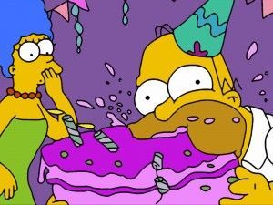 Happy Birthday to   Homer Simpson   