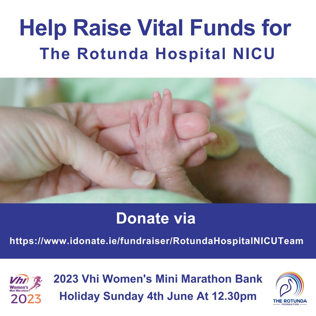 RotundaHospital's tweet photo. A team from our NICU is participating in the mini marathon to raise vital funds for Rotunda Hospital's Neonatal Intensive Care Unit. If you wish to support you can make your donation via the link https://t.co/tl1Zfi2zjf https://t.co/7SwVxvF0MG