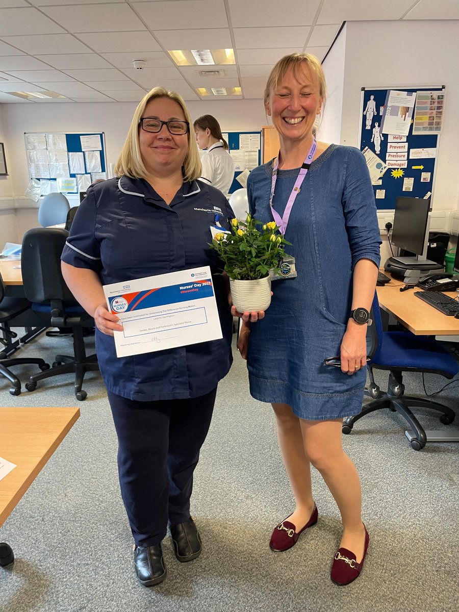 At Charlestown Health Centre to say thankyou & wish our Nurses and support staff a very Happy Nurses Day! Special congratulations to Leanne nominated (twice) for making a huge difference to patients & colleagues. Well done! @mcrlco &traffordlco @leannehnurse