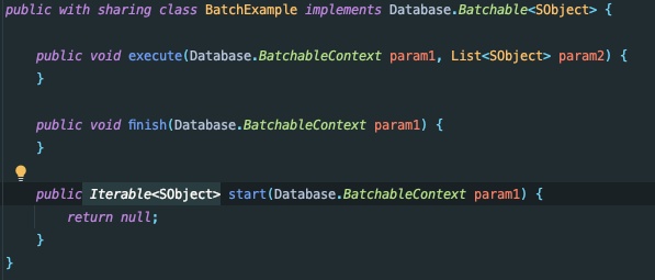 DanBeerWantage's tweet photo. Hey @IllumCloud is there a way to override the way some standard interfaces are implemented by default in IC? For example on the Batchable interface, the start method defaults in with Iterable<SObject> start, I'd think a better default would be Database.QueryLocator start. Thanks https://t.co/0UAznpbKw4