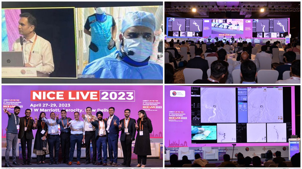 Reliving #NICELive2023
Moment of pride to have had 29 live and 4 recorded cases from whopping 30 centers across India &amp; International. Austria, Australia, and France. We extend our heartfelt gratitude to all.
The response and feedback have been overwhelmingly positive.
#India