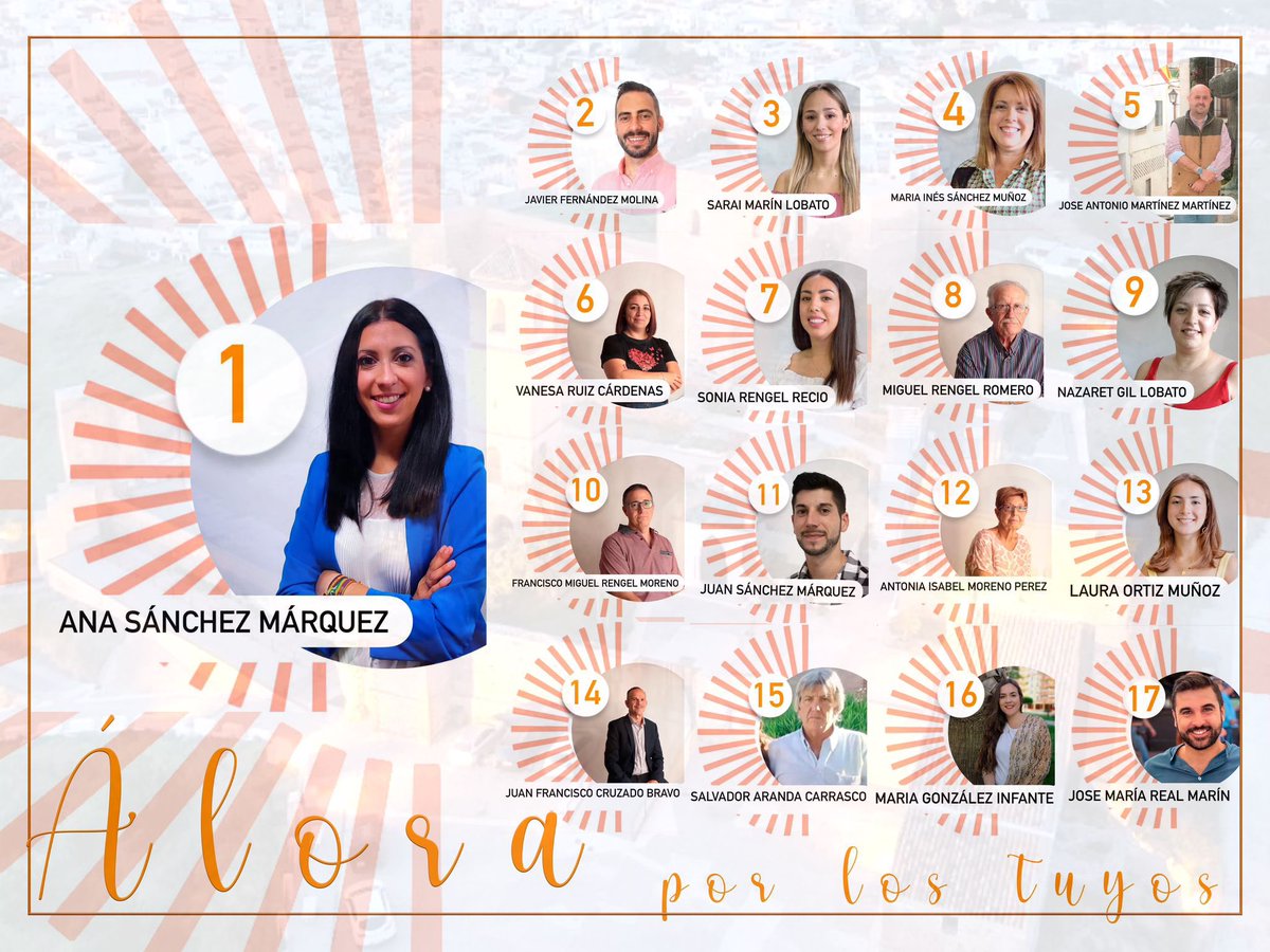 Cs_Alora's tweet photo. EQUIPO LIBERAL || Un equipo moderado, de centro y con muchas ganas de trabajar por nuestro pueblo. Ha llegado la hora de que Alora tenga un cambio y eso solo está en tus manos. Apuesta por la lista liberal ! #anasanchez #ciudadanos #alora #cs https://t.co/y8Vv0pUtFG