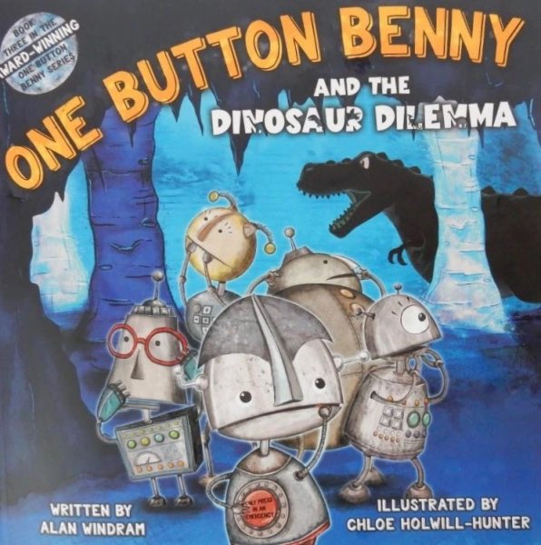 JillBennett18's tweet photo. It’s #RedReadingHub’s turn on the #blogtour for the highly eventful #picturebook #OneButtonBennyandtheDinosaurDilemma @akwindram @Clos_Line_UK @littledoorbooks - read the review on the blog   https://t.co/hPF18okvee https://t.co/DV24akUxLR