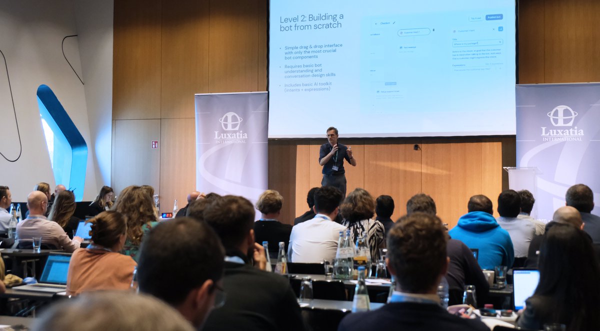 Luxatia_intl's tweet photo. Looking to create high-quality chatbots that stand out in the market? @jonkersbonkers w/ @SinchEngage shared his expertise on the impact of adopting chatbots for smaller businesses & best practices. #ChatbotVoice2023 #ChatbotSummit #Chatbots #ConversationalAI https://t.co/tKXBg6e5Gw