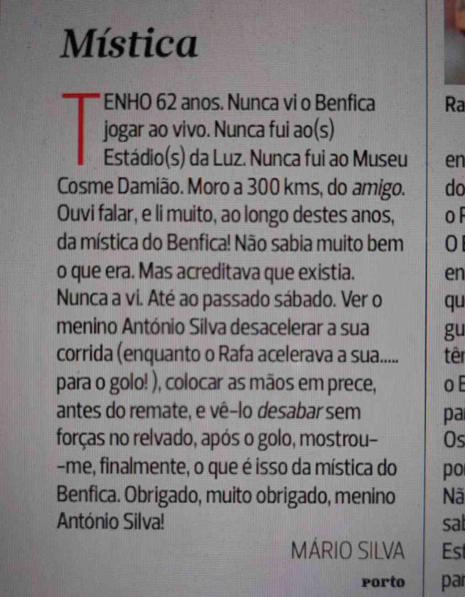 A Mística do Benfica. 😍❤️