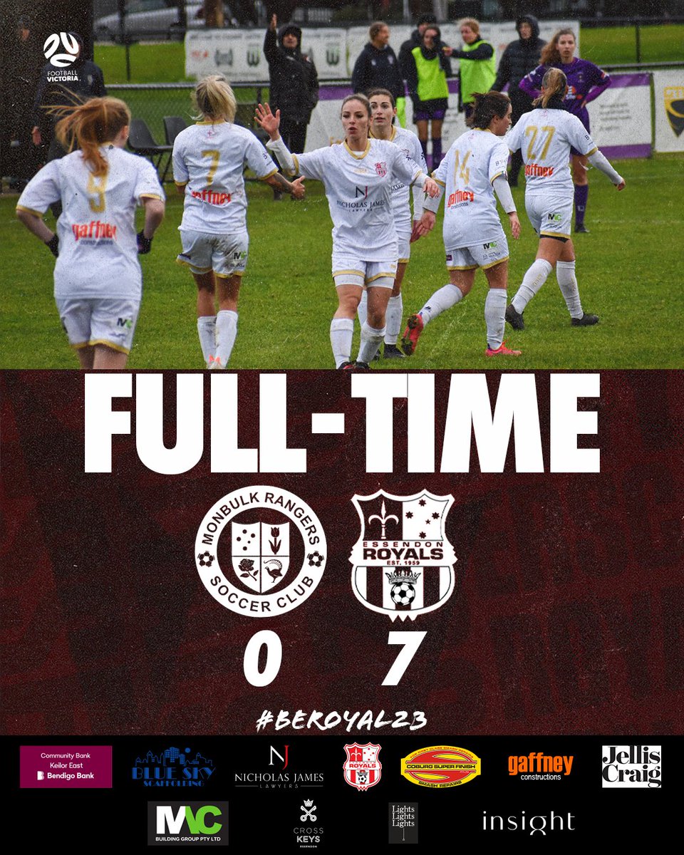 EssendonRoyals's tweet photo. An emphatic scoreline for the Senior Women, as they put in an incredible shift at Monbulk.
Well done, Royals!
#VPLW https://t.co/vaUr2yAq98