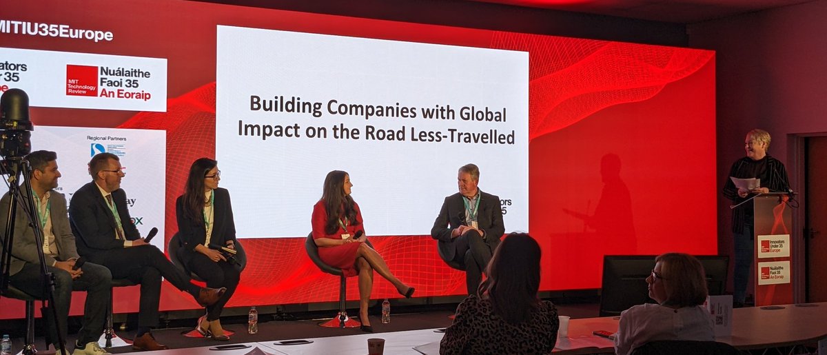 <a href="/MMaryMcKenna/">Mary McKenna</a> chairing the building companies panel in Gaoth Dobhair <a href="/UdarasnaG/">Údarás na Gaeltachta</a> <a href="/CatalystNI_/">Catalyst</a>  <a href="/UlsterUni/">Ulster University</a> <a href="/RandoxOfficial/">Randox</a> <a href="/EmtechEurope/">EmTech Europe</a> Huge benefits of collaboration across 2 jurisdictions in the north west joined with the power of global connectivity