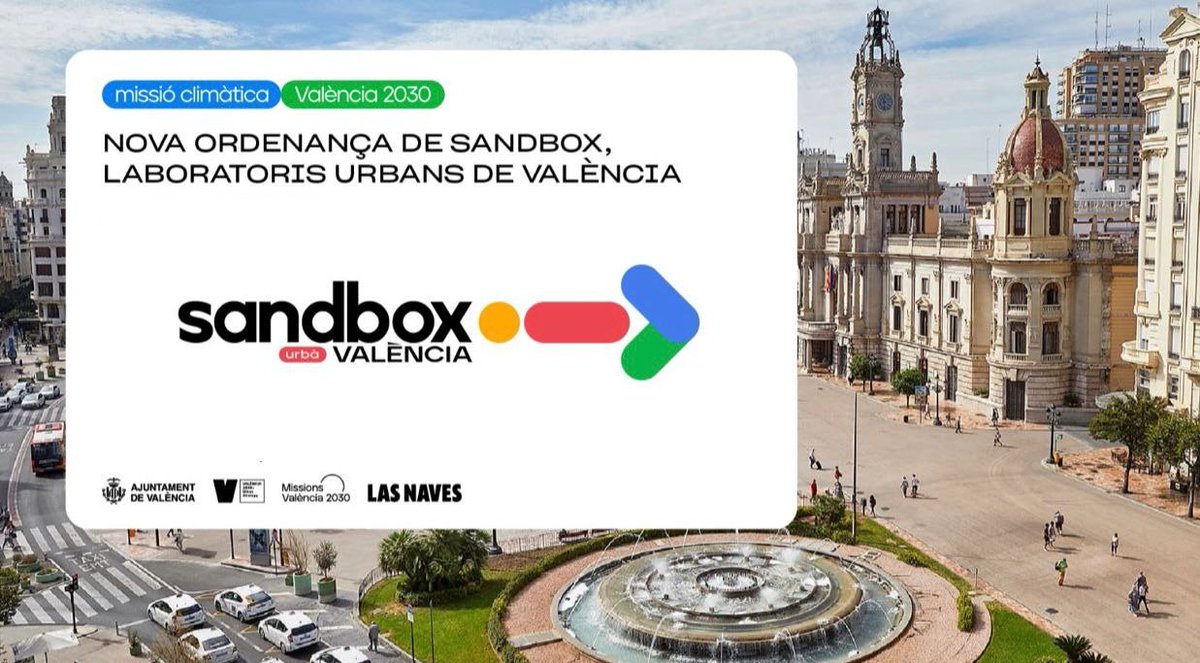 València Innovation Capital (@vlcinnovation) on Twitter photo #Sandbox🟡Recordem que l'ordenança del #SandboxUrbàVLC està en tràmit de consulta pública fins al 29/05.
Participa en la #innovació de la ciutat🔵bit.ly/414y5BV
<a href="/AjuntamentVLC/">Ajuntament València</a> #Sandbox🟡Recordem que l'ordenança del #SandboxUrbàVLC està en tràmit de consulta pública fins al 29/05.
Participa en la #innovació de la ciutat🔵bit.ly/414y5BV
<a href="/AjuntamentVLC/">Ajuntament València</a>