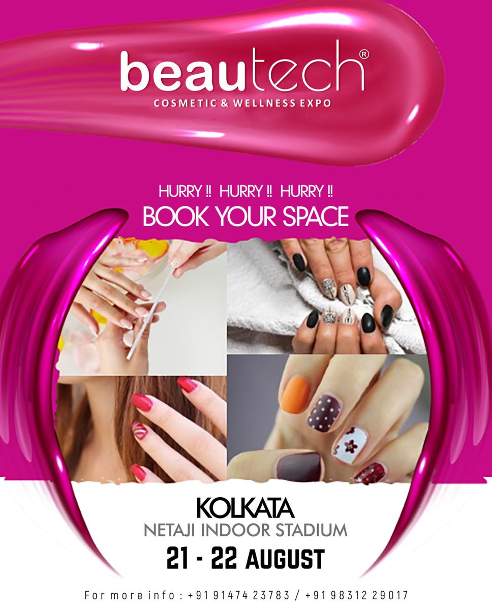 BeautechExpo's tweet image. Don't miss the chance to discover the best of beauty with #BeautechExpo at #BTKolkata. Join us on August 21st and 22nd at Netaji Indore Stadium, Kolkata.  

#beautech #cosmetics #wellness #beautysalon #beautytips #hairstylist #makeup #makeupartist #beautychallenge #btkolkata