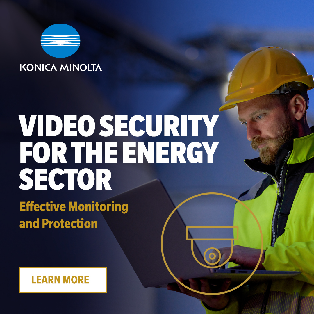 Embracing cutting-edge security #technology in the #energy sector ⚡ is crucial for the future success of the industry, and your company.

Konica Minolta's #videosecurity solutions fortify defenses, protect assets, and ensure uninterrupted workflow...

➡️ bit.ly/3nNcNLl