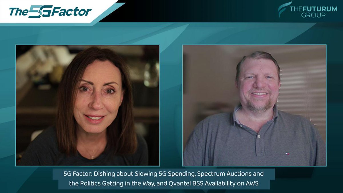 ShellyKramer's tweet photo. Join me TODAY, at 11:30 am Central for the latest episode of The 5G Factor. My co-host and fellow analyst @RonWestfallDX and I will take a look at the recent developments in the 5G ecosystem that we think you might want to know about. https://t.co/iTFLUv6Usd
#5GFactor #Tech https://t.co/bhs1LbdlCL