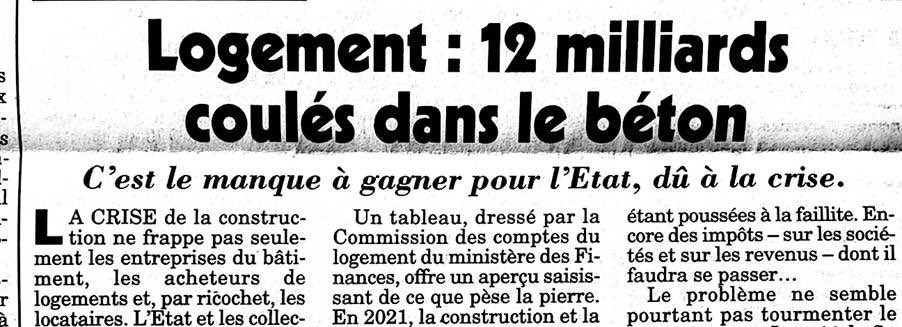 Excellent papier du <a href="/canardenchaine/">Le Canard enchaîné</a>, qui rappelle comment le #Logement irrigue positivement les finances de la nation.
À mépriser ce secteur fondamental d’activité du Bâtiment, c’est l’ensemble des Collectivités qui en paiera le prix. Donc nous tous. #UrgenceLogement