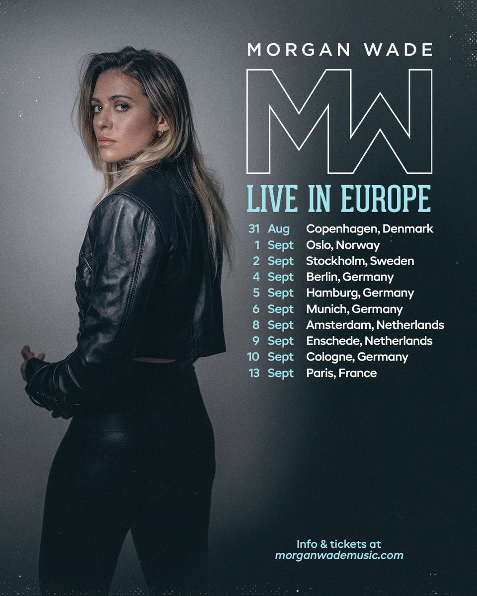 Can’t wait to play these European dates in a few months! Tickets and VIP are on sale now. Get ‘em while you can! 🤘 

🎟️: morganwademusic.com

📷: Shannon Guest