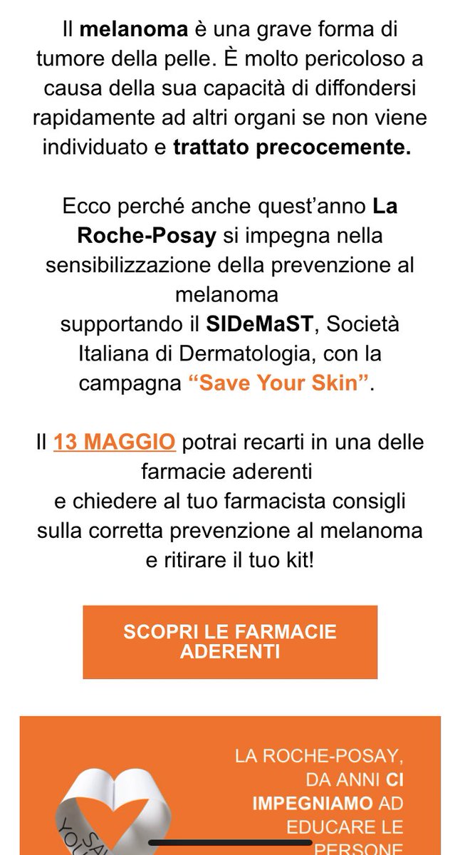 elenamarchese's tweet photo. https://t.co/YAa4G7Y7Xp #saveyourskin @LaRochePosayInt https://t.co/jZ41KHgYwf