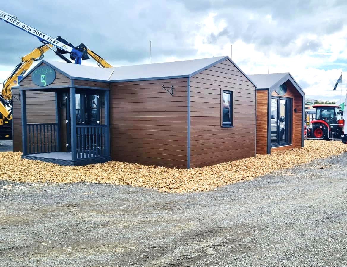 Stunning, bespoke luxury cabins by Newbridge Joinery Ltd on display at the Balmoral Show, with <a href="/SikaIreland/">Sika Ireland</a> Trocal waterproofing membranes expertly installed by <a href="/GBSRoofingLtd/">GBS Roofing Ltd</a> 
#roofing  
#northernireland
#Balmoralshow2023
#balmoralshow  

m.facebook.com/story.php?stor…