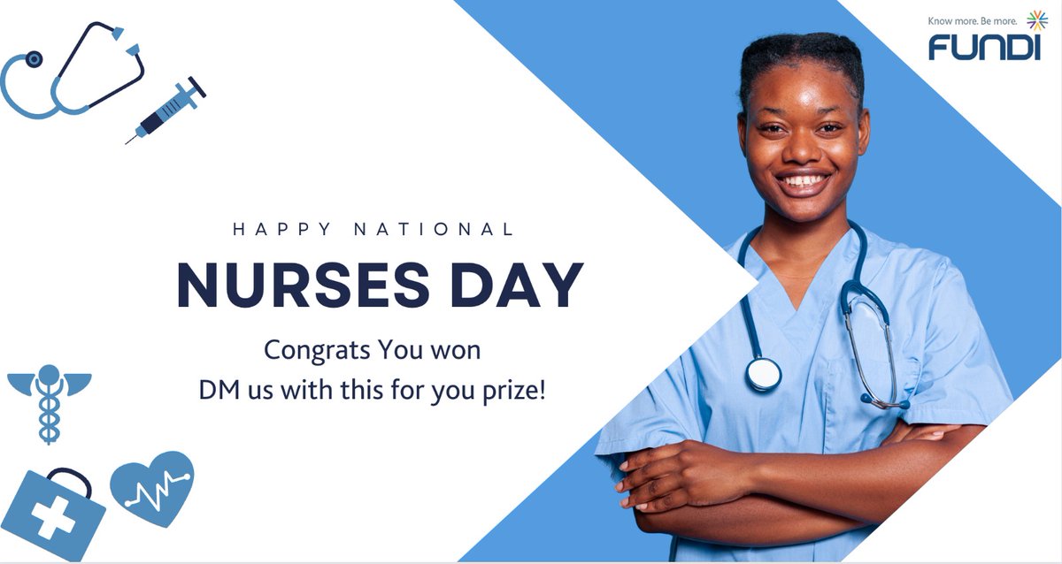 Official_FUNDI's tweet photo. 🏆 Winner(s): @Shanquelle76
CONGRATULATIONS!🤩 DM Us To Get In Touch.
Send Us The Screen Grab to redeem.
#NursesCanStudy https://t.co/0LCBJnibTi