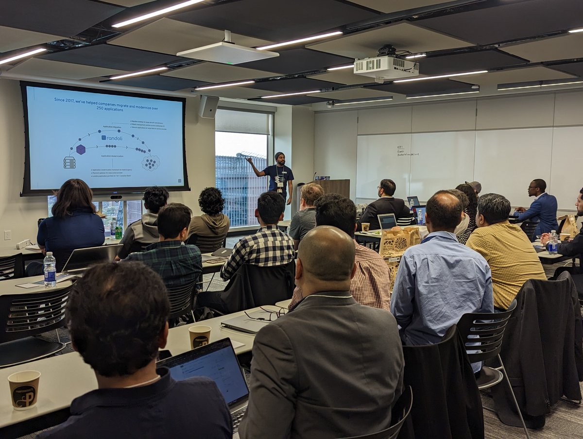 randoli_inc's tweet photo. Great sessions in Toronto with @AWS & @RedHat at the Red Hat OpenShift service on AWS (ROSA) showcase!
Message us for questions on:
โ
Migrating applications to the cloud
โ
Accelerating app development on #AWS or #OpenShift
https://t.co/Ul3A4We7BY
#Randoli #AppDirector https://t.co/oOYj6Q2jDW