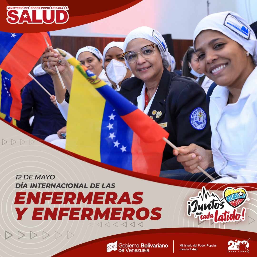 Siempre a la vanguardia, en la primera línea de atención, siempre con profesionalismo brindando la mejor atención a los pacientes. Mi reconocimiento a los y las #enfermeras en su día, verdaderos ángeles de la #Salud <a href="/NicolasMaduro/">Nicolás Maduro</a> <a href="/MinSaludVE/">MPPSalud</a> <a href="/Somosivss/">Instituto Venezolano de los Seguros Sociales</a>