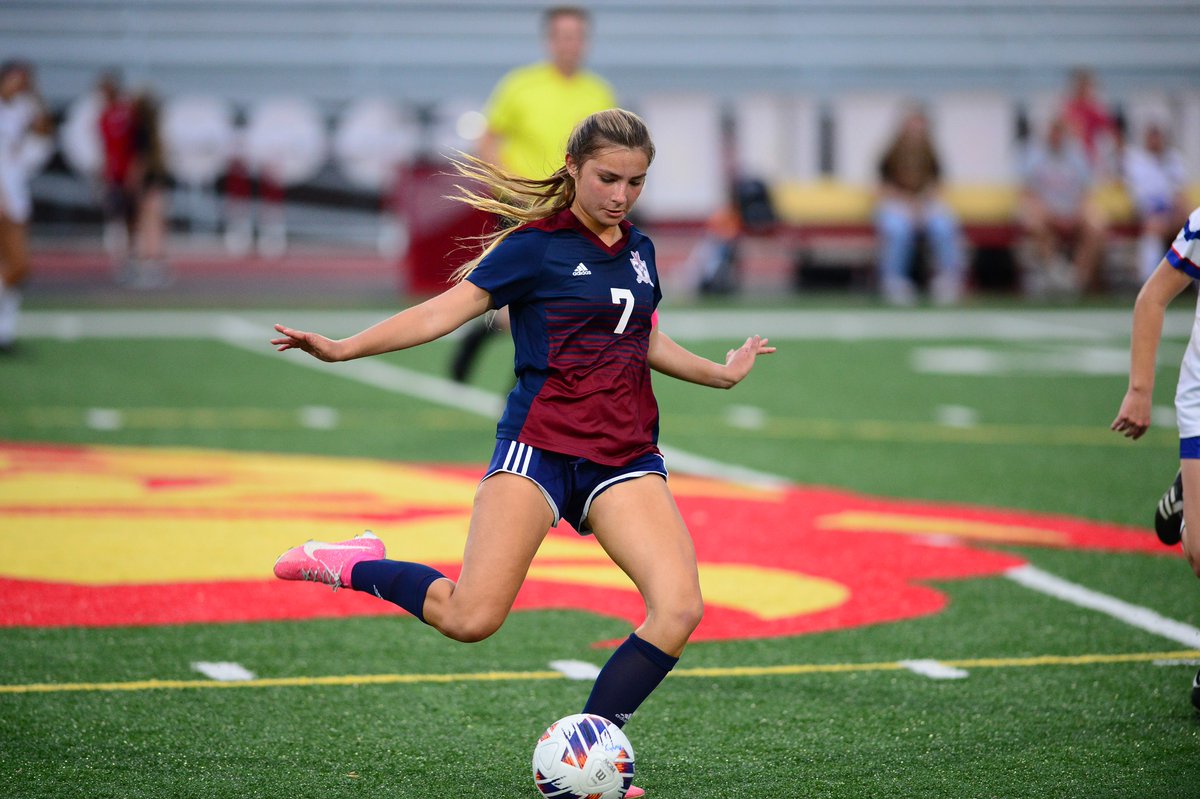 Great Photo of <a href="/gibault_soccer/">Gibault Girls Soccer</a> Sophomore Elena Oggero! Elena scored a goal vs. Massac County and helped lead her team to the <a href="/IHSA_IL/">Illinois High School Association #IHSA</a>  Regional Championship Game at HOST Murphysboro on Sat 5/13/23, 10am <a href="/BethSauser/">Beth Sauser</a> Photo Courtesy Troy Clark! More photos: sportszone.mhs.org/en-US/girls-so…
