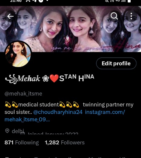 mehak_itsme's tweet photo. @brokenworld05 Okkk https://t.co/k9eHQnT0Mh