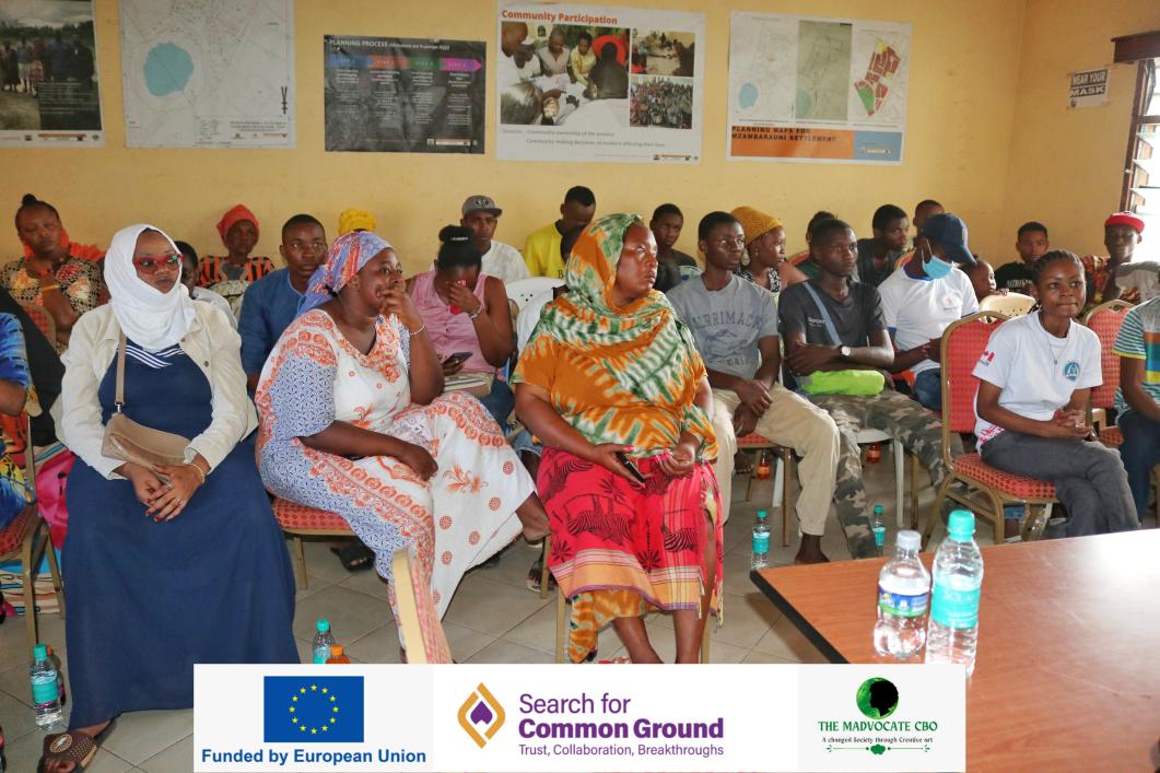 Being in the fore front preventing and resolving election related conflicts, we earlier today had a fruitful political fun base dialogue at Mzambarauni village Shimo La Tewa ward.courtesy of the #UchaguziBilaBalaa project supported by <a href="/SFCG_Kenya/">Search for Common Ground Kenya(@SFCG_Kenya)</a> funded by <a href="/EUinKenya/">European Union In Kenya</a> 
<a href="/Huria_KE/">Human Rights Agenda</a>