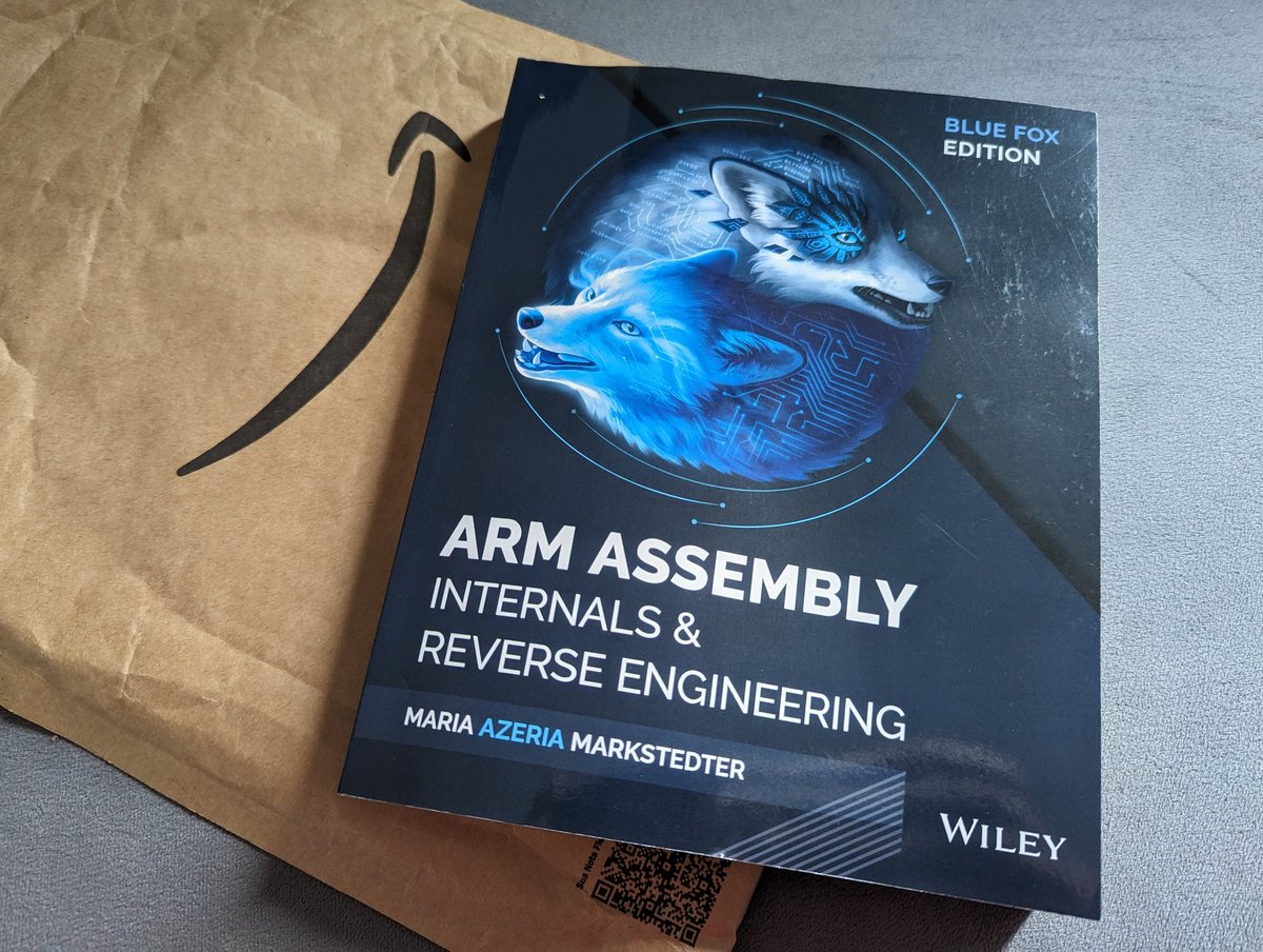fabianofurtado's tweet photo. Finally my @Arm #assembly book has arrived in Brazil!!
Thanks @Fox0x01 and @BlueFoxBook !!!
It will be an amazing read!!!
#armassembly https://t.co/UCD8fzVxHg