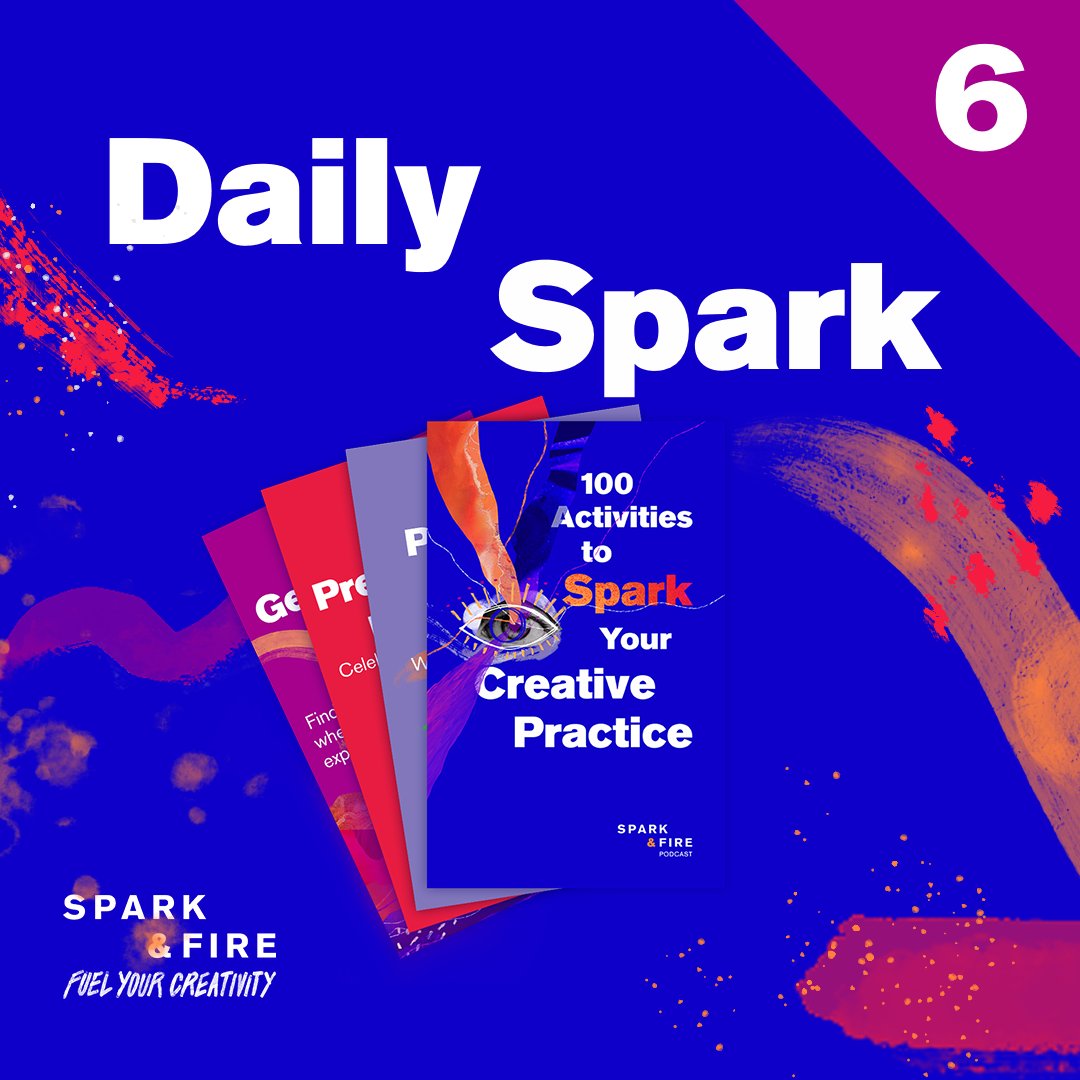 Looking for more activities to spark your creativity?

Link below to download all 100 activities ⬇️

sparkandfire.com/download
