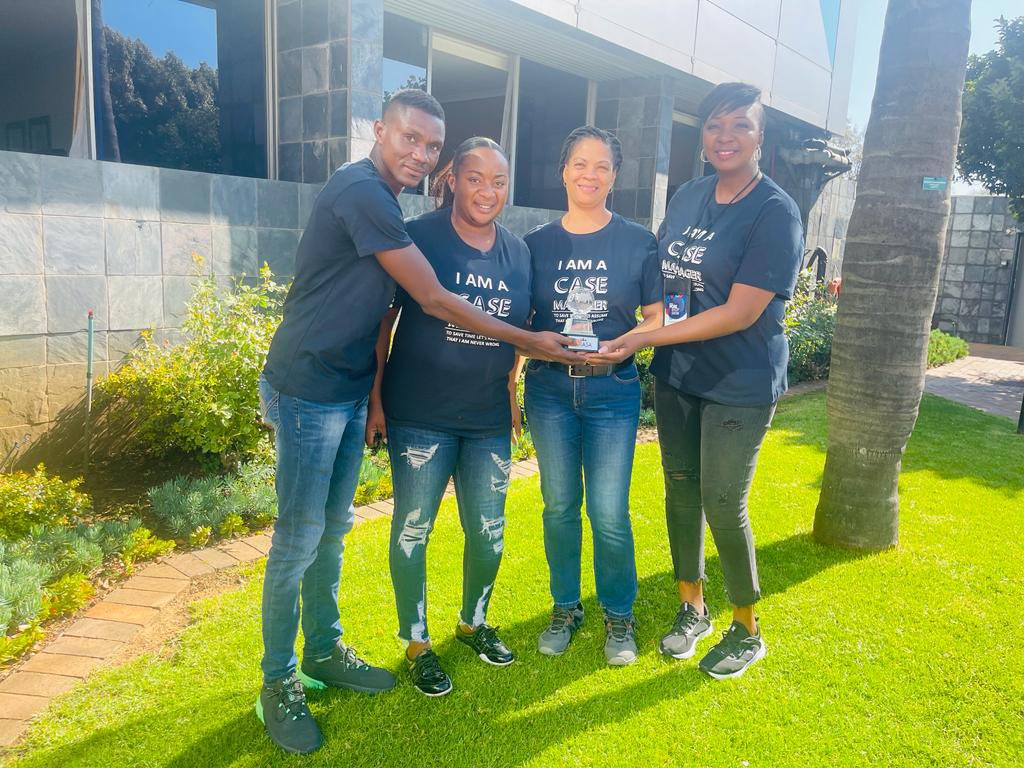 MVAFundNamibia's tweet photo. Congratulations to our very own Emilia Haikwiyu and team for winning the prestigious award of Case Manager of the Year at the 2023 Case Manager Awards held this week in Johannesburg, South Africa. #CaseManagerOfTheYear #ExcellenceInCaseManagement #MakingADifference https://t.co/Wk4P25PwQ9