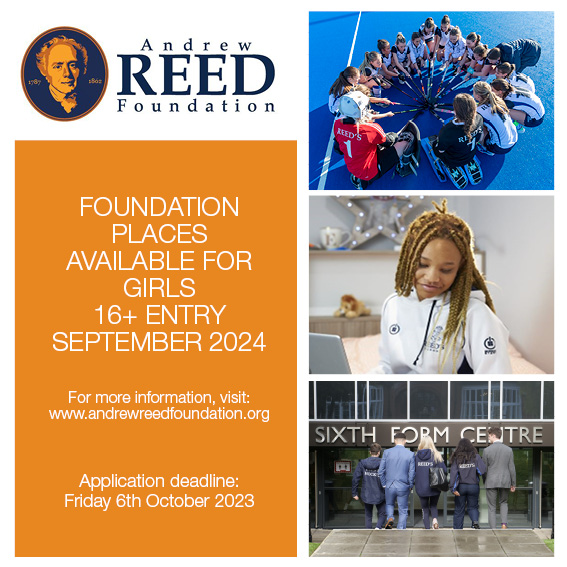 ReedsFoundation's tweet photo. Do you know a Year 10 girl who has lost the support of a parent? We offer transformational bursaries for girls to attend the Sixth Form @ReedsSchool. Applications for September 2024 entry are now open!  #sixthform2024 #lossofaparent #surrey #loss #post16 #Grief  #bursary #surrey https://t.co/pvRkC3WnRK