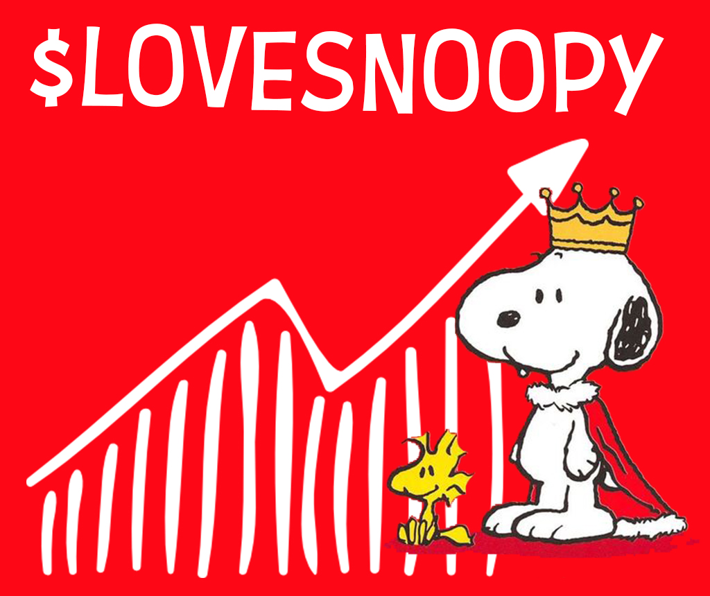 $LOVESNOOPY is sailing smoothly towards new heights!  Brace yourself for the $LOVESNOOPY transformation coming in just a few days!