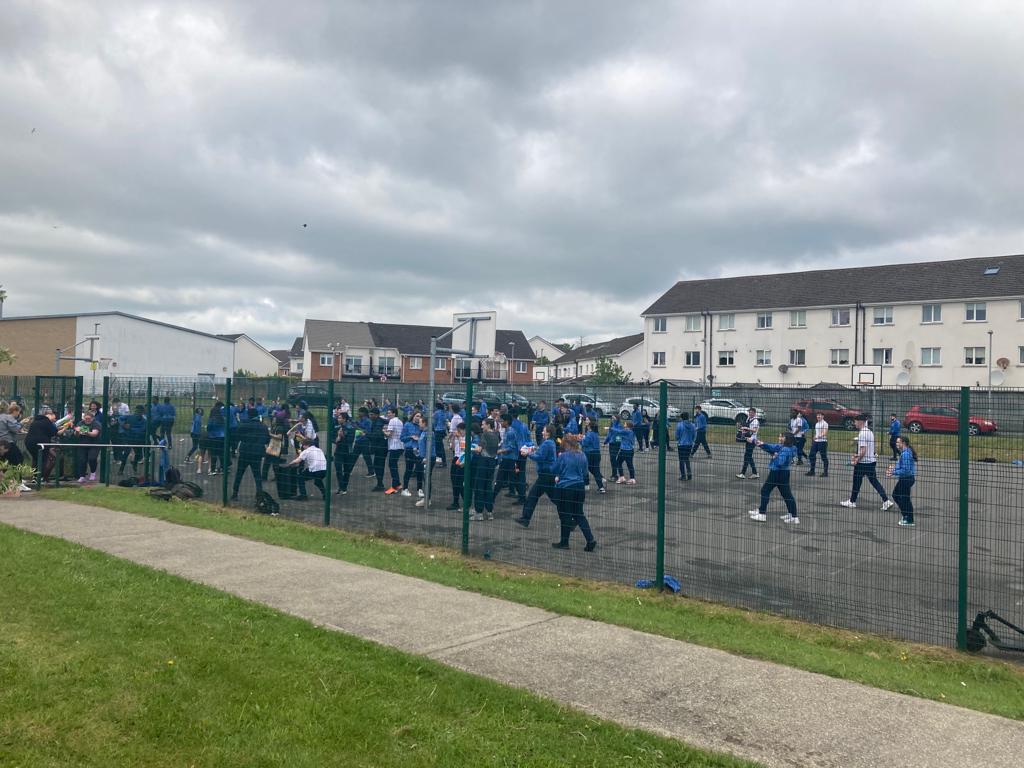 cpsetanta's tweet photo. Our traditional 6th Year Vs Teacher water fight took place today, a lot of smiling, but wet, faces 😂 #teamddletb #community #makingmemories https://t.co/WAWoed4iPq
