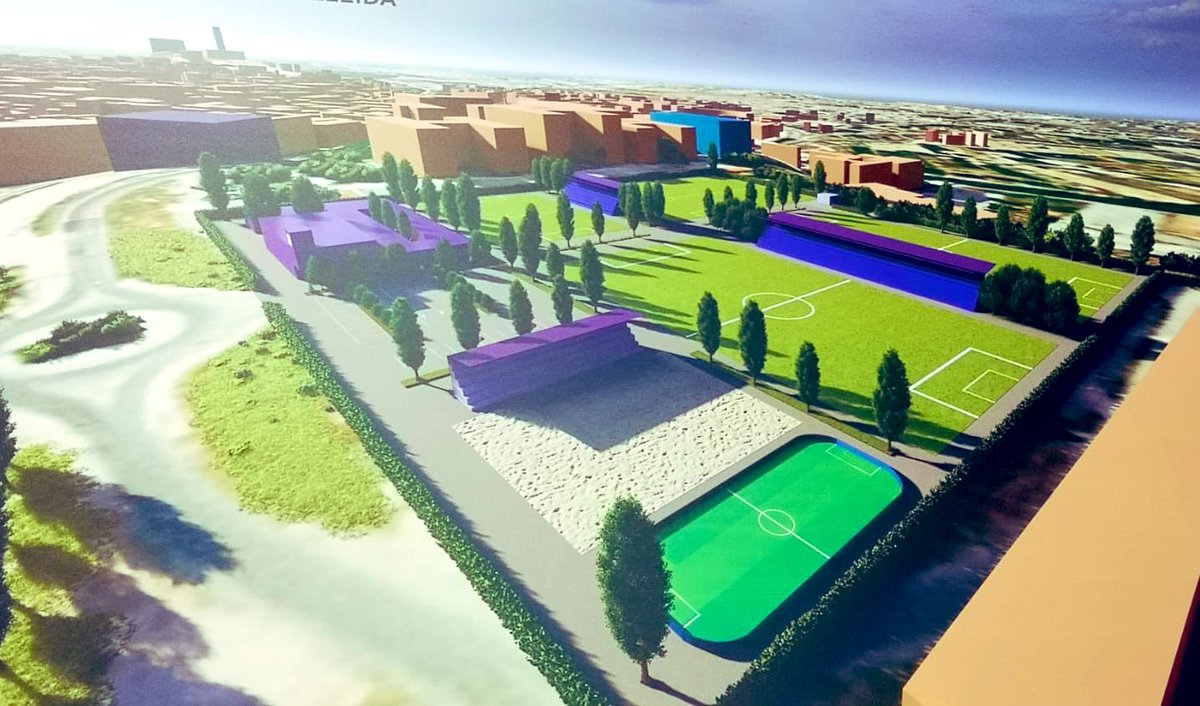 XaviCasals_'s tweet photo. 💙‼️ El projecte de la construcció d’una Ciutat Esportiva a #Lleida encapçalat per @FundacioEspLLe s’ubicarà al Turó de GARDENY i constarà de dues fases. El complex esp comptarà amb 2 camps #fut11, 3 #fut7, 1 #futplatja i 1 de dimensions reduïdes. Invita a l’optimisme.
#futbolcat https://t.co/4XuWAxttaf