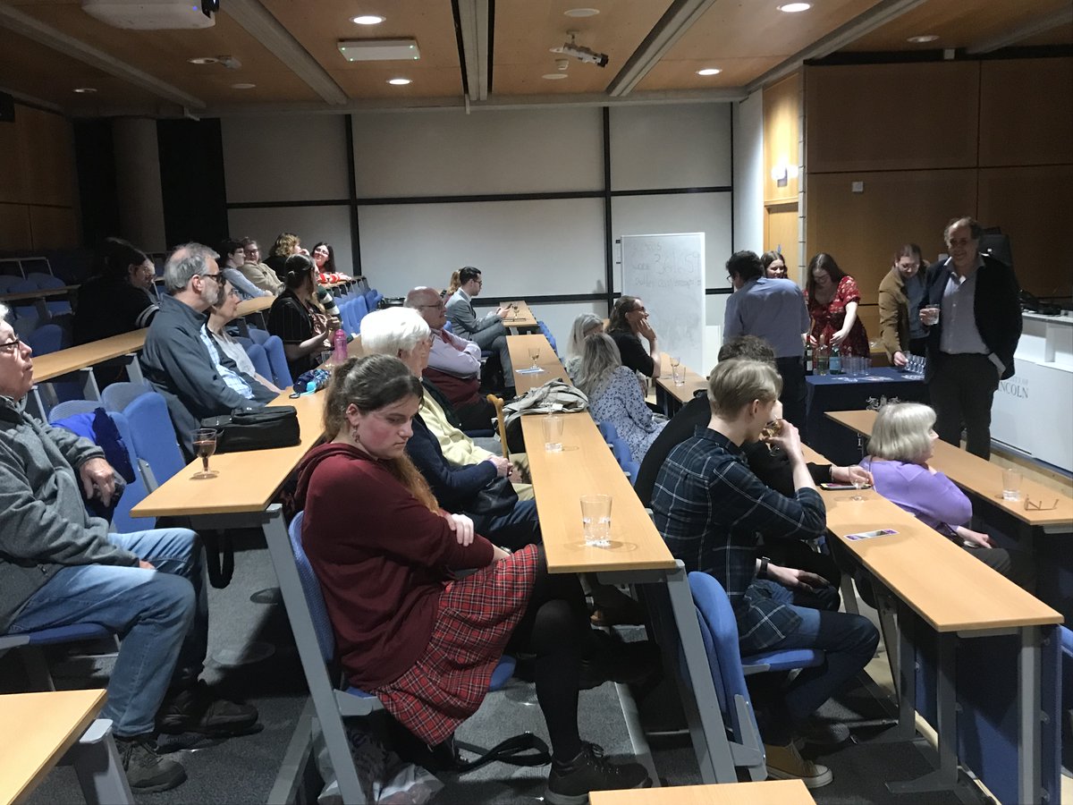 ClStLincoln's tweet photo. The #Lincolnshire branch of the @Classical_Assoc has officially launched! Thank you @sisamnes1 for giving such a fine talk yesterday at the @unilincoln on the Classical past at the @britishmuseum: everyone in the audience enjoyed it greatly. Stay tuned for news of future events! https://t.co/SUMQUeSGMm