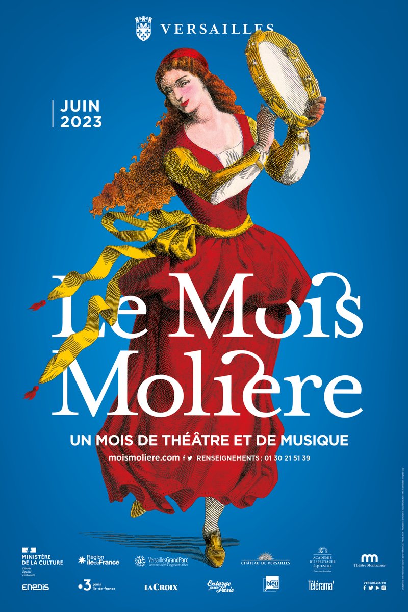 Le #MoisMolière 30 jours de #théâtre et de #musique à #Versailles. Découvrez le programme et ses nombreuses créations sur moismoliere.com 
Ouverture des réservations pour les spectacles de la Grande Écurie  : lundi 22 mai à midi !