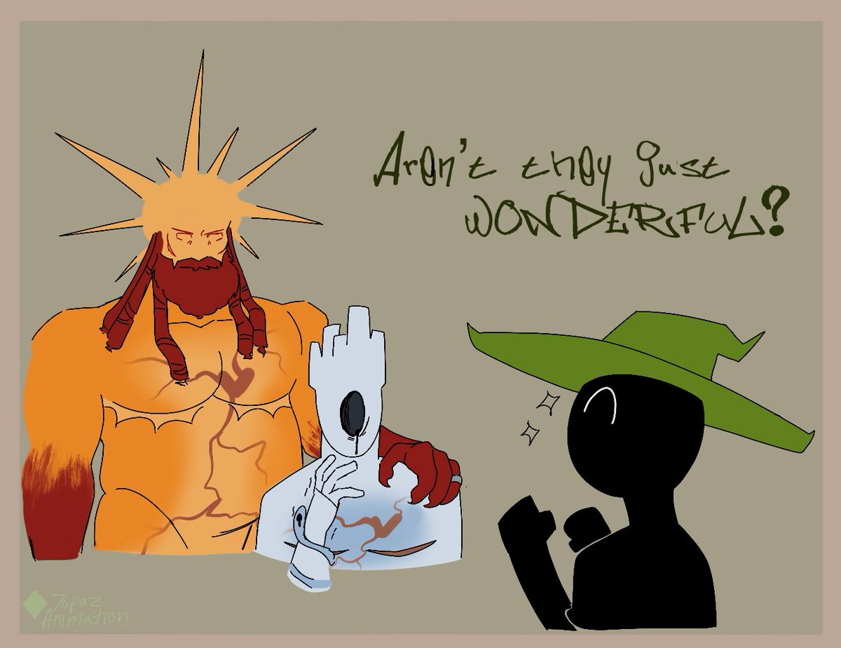 TopazAnimation's tweet photo. Lonely Wizard gets adopted (again). There will be a second part to this one.
Alt text available bc I know that font isn't the easiest to read #Inscryption #Ultrakill #MinosPrime #SisyphusPrime #LonelyWizard https://t.co/I6eBz6pGec