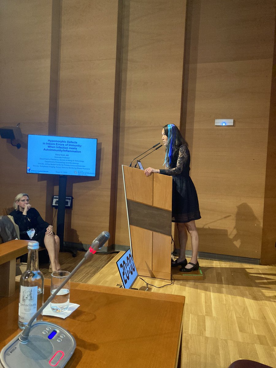 YbpCph's tweet photo. Un simposium excelente @health_in_code con dos ponentes de primera Dra. Ivona Aksentijevich, del @genome_gov y la Dra. @hsiehelena, del @ChildrensColo Gracias por compartir investigación de primera línea que impacta en los pacientes en la #sei2023 https://t.co/6lELoxssyS