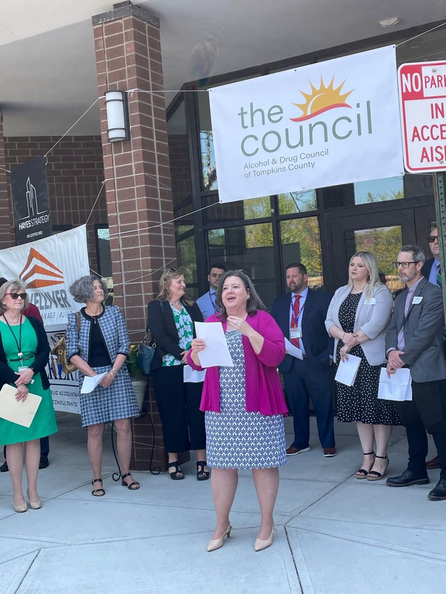 UnityHouseofCC's tweet photo. Unity House strives to be a good partner with others in the CNY community. Yesterday, we cheered as the Ithaca Alcohol &amp; Drug Council cut the ribbon on their new rehab and detox treatment center. (1) https://t.co/jDAXj1Y7NJ