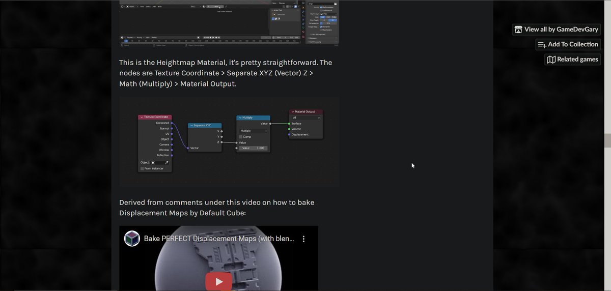 _GameDevGary_'s tweet photo. @GIMP_Official Some shots from the tutorial! #gamedev #tutorial #heightmaps #Blender3d #UnrealEngine5 https://t.co/g4THhiUlaI
