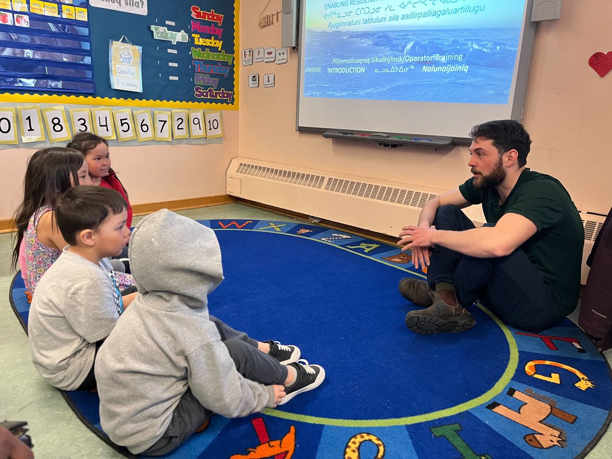 SmartICE_Arctic's tweet photo. While in Tuktoyaktuk last week, Brody had the opportunity to visit the Mangilaluk School. Here are a few photos from the JK-SK, 1-2s and 3-4 grades.
#Thankyou #Tuktoyaktuk #Mangilaluk #InuitNunangat #SIKU #SocEnt #SocialEnterprise #SmartICE https://t.co/l3bXOWXDiu