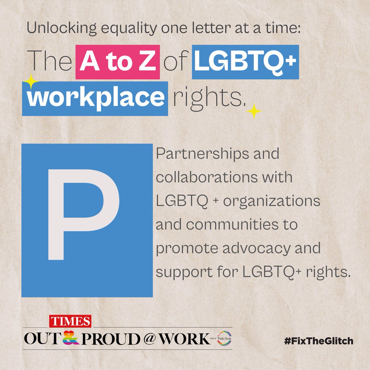 Calcutta_Times's tweet image. Let’s create change and #FixTheGlitch. Sign up at timesoutandproud.com/#take-my-pledge  

#PrideatWork #Empowerment