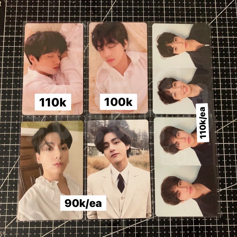 outroev's tweet photo. [ help rt ] 

wts / want to sell | ina 🇮🇩

‼️ IN RUSH, BOLEH SATUAN ‼️

★ condi by dm
★ exc pack + adm 4%
★ keep event with dp
★ bisa oren, freeong 
★ bandung, jawa barat 

t. wts bts photocard taehyung jungkook https://t.co/EfjDFxnubI